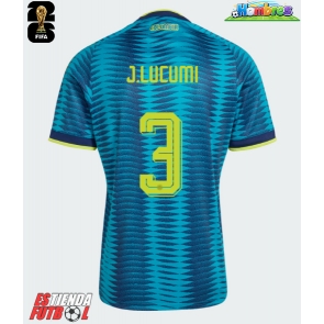 Colombia Jhon Lucumi #3 Segunda Equipación Mundial 2026 Manga Corta